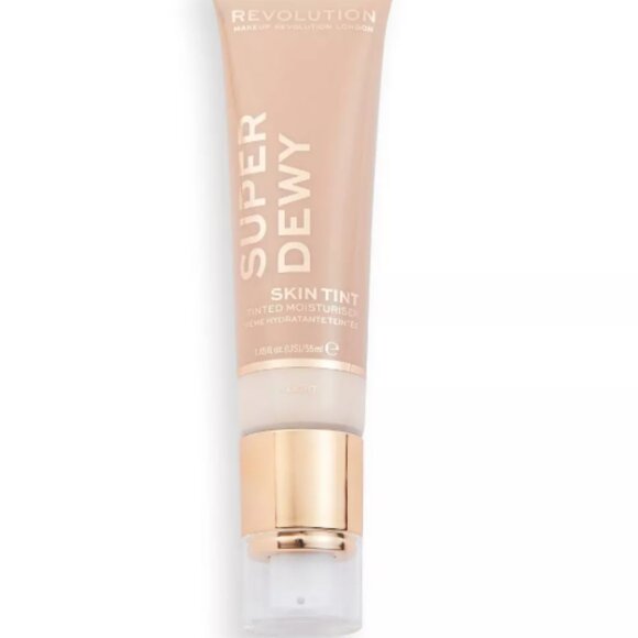 MAKEUP REVOLUTION SUPER DEWY SKIN TINTED MOISTURIZER - Light - 1.85 fl oz Sealed - Picture 1 of 2